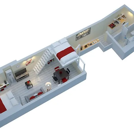 Spacious 2-bedroom Family Duplex With Free Parking And Netflix